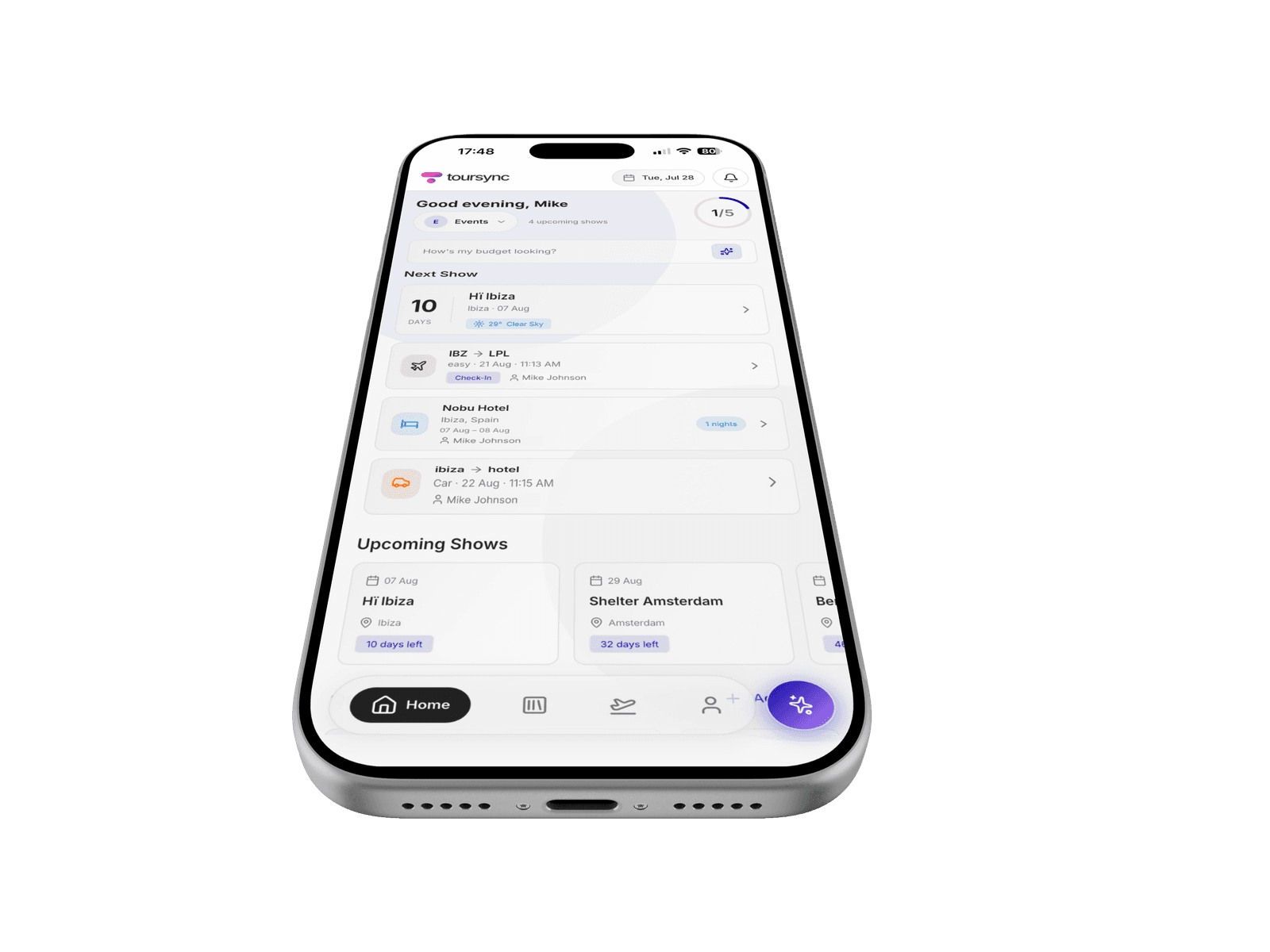 App mockup